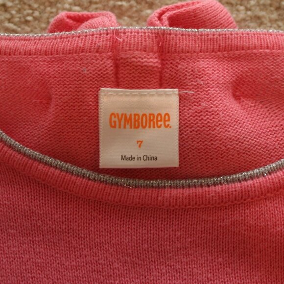 🦉 Gymboree Girls Owl Sweater Dress & Leggings – Size 7 – Sparkle Detail 🦉 - Picture 3 of 11